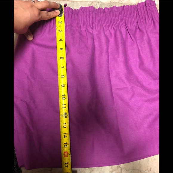 SOLD Jcrew wool purple skirt - Picture 3 of 3